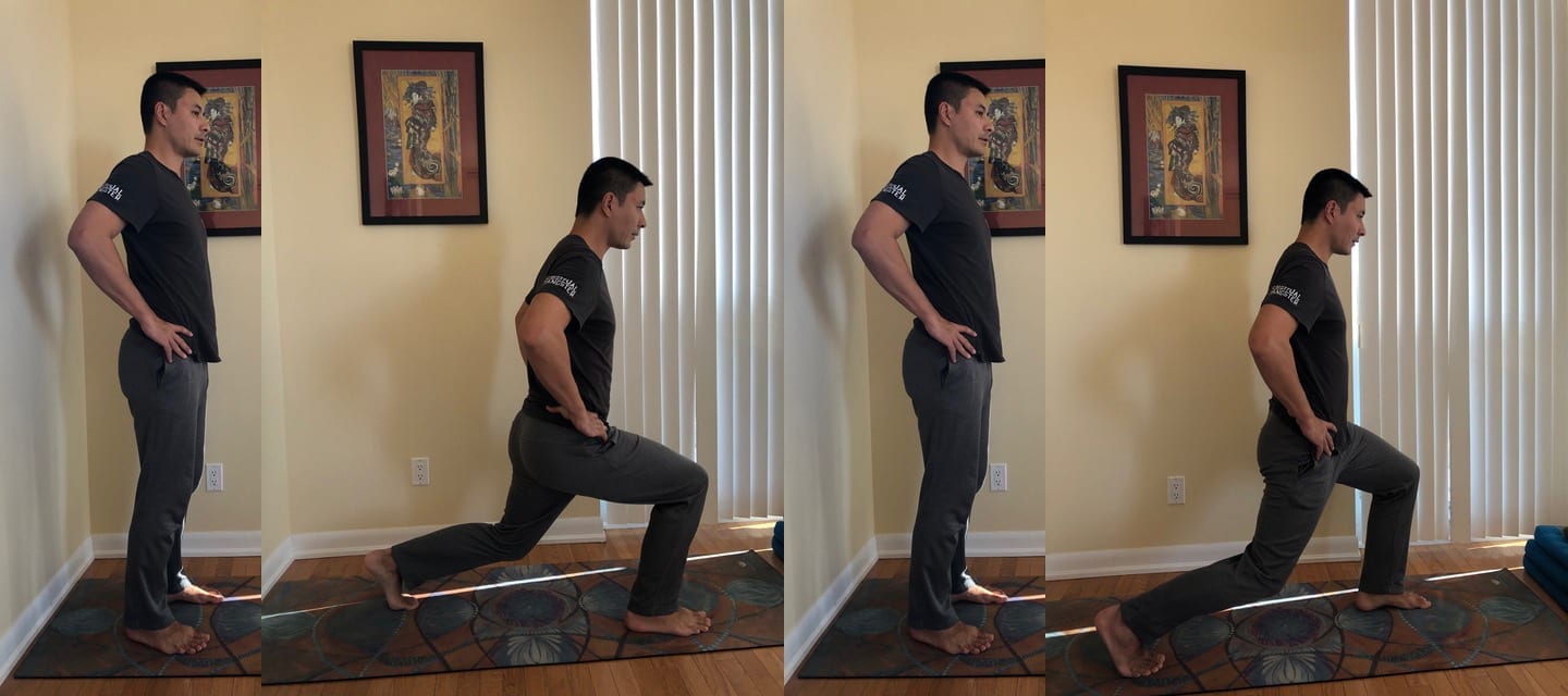 home workout exercises lunges