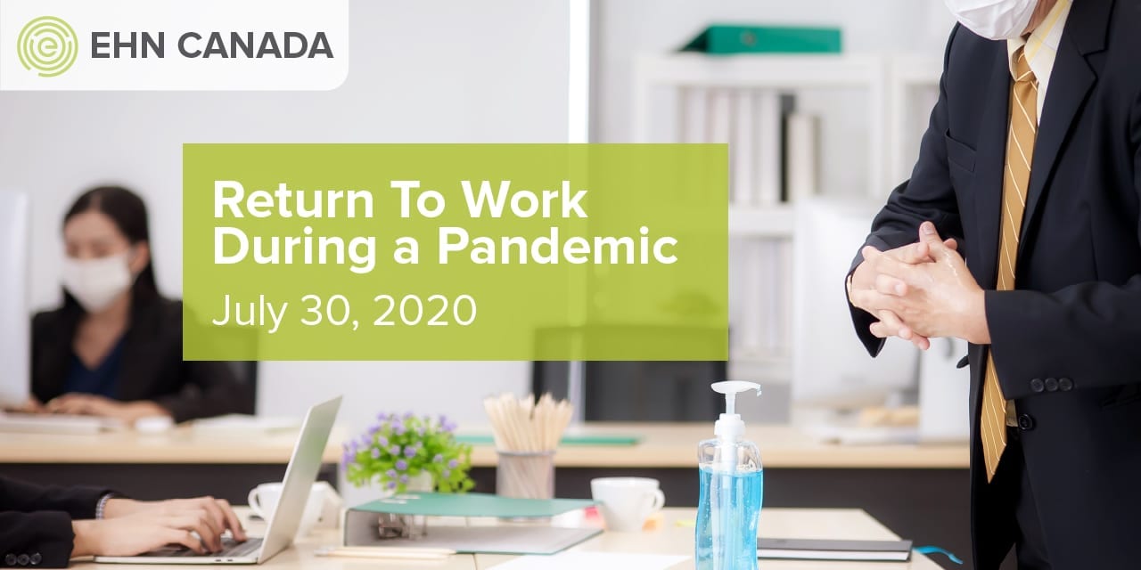 Return to Work Webinar July 30