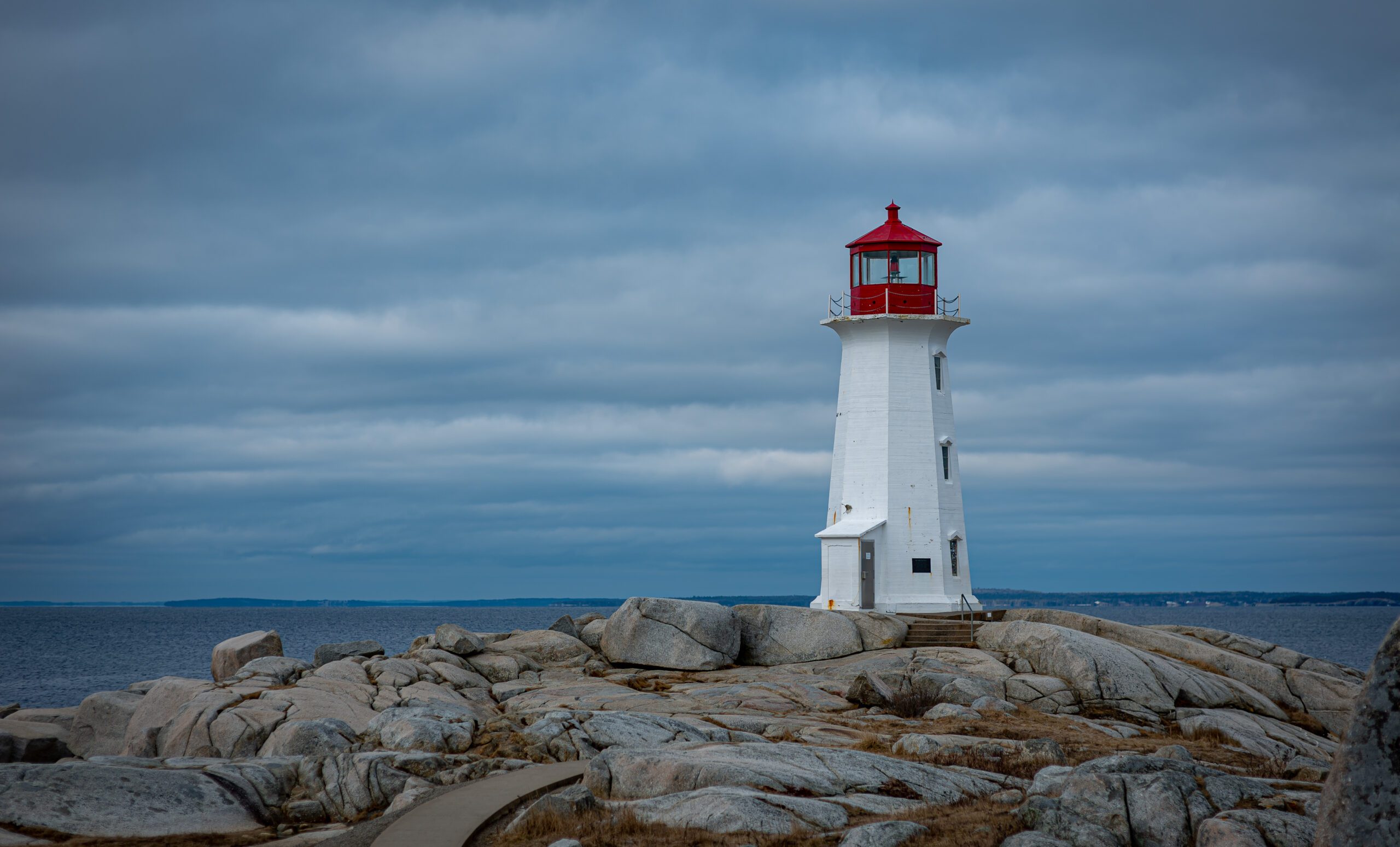 Light house by the sea near Ledgehill treatment centre in Nova Scotia