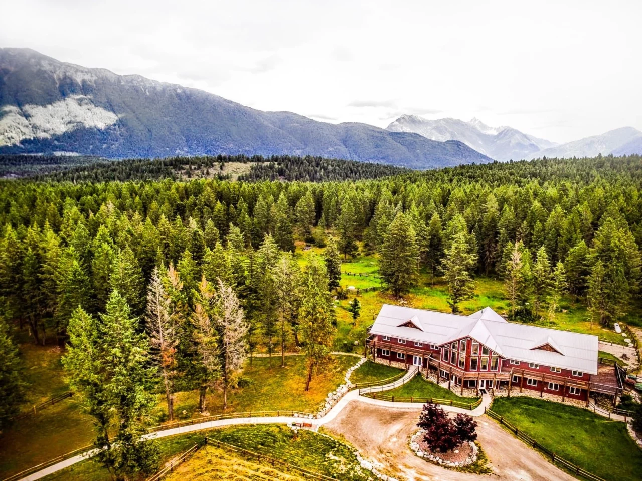 the picturesque view at Ranch Recovery Treatment centre, British Columbia
