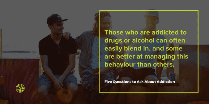 Quote - those who may be battling an addiction can also be able to continue high-functioning lives